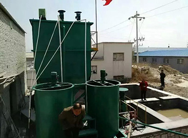 陶瓷廠生活污水工程施工現(xiàn)場(chǎng)